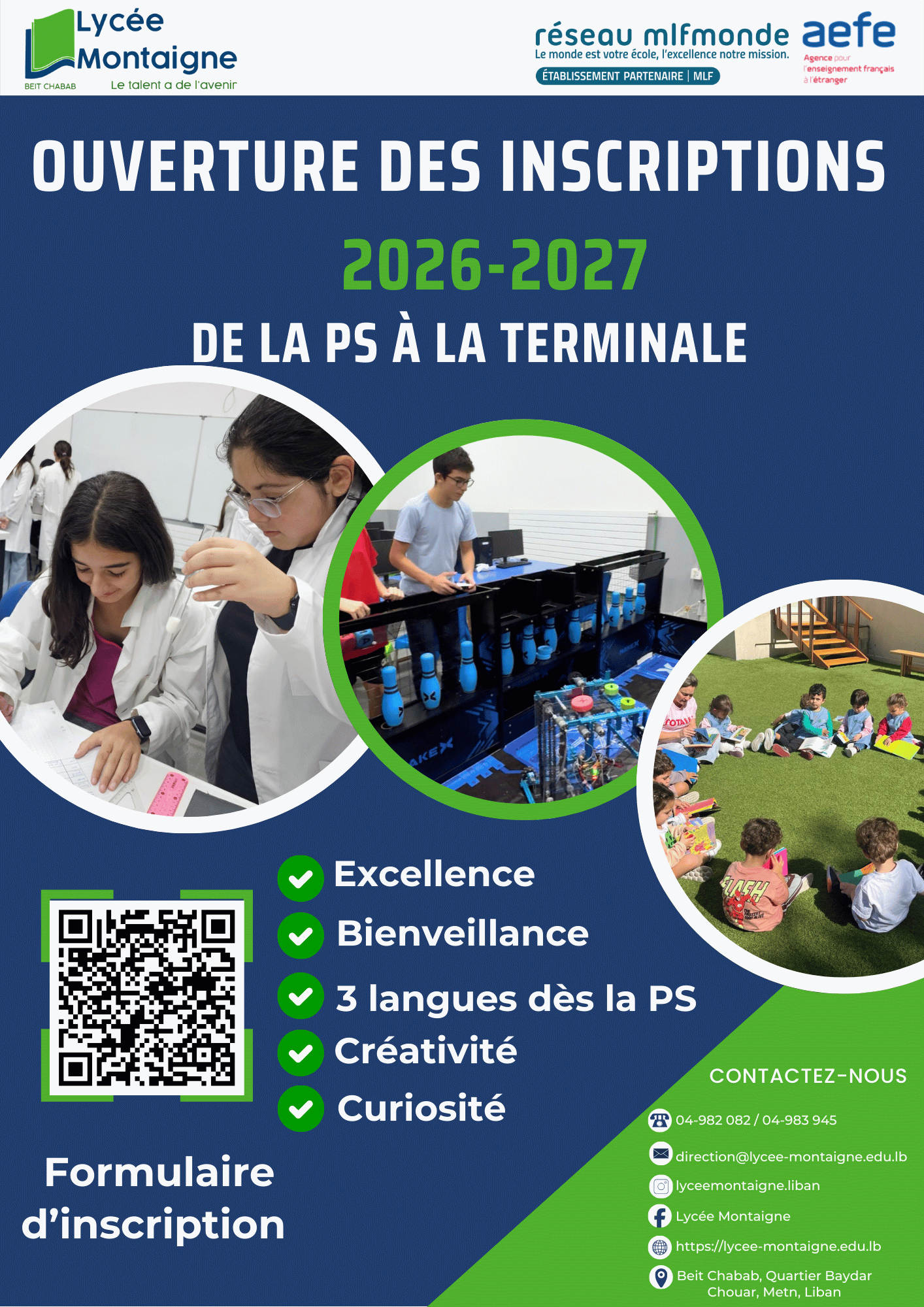 procedure dinscription