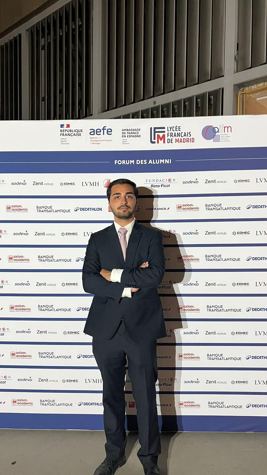Participation de notre ancien élève Elio Azar au Forum Mondial des Alumni (FOMA) à Madrid le 29-30 et 31 mai 2026.
